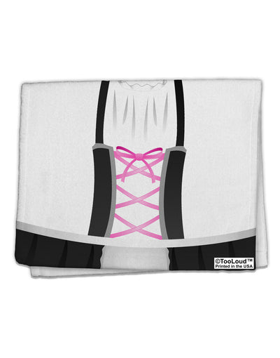 Dirndl Costume Black 11&#x22;x18&#x22; Dish Fingertip Towel All Over Print by TooLoud-Fingertip Towel-TooLoud-White-Davson Sales