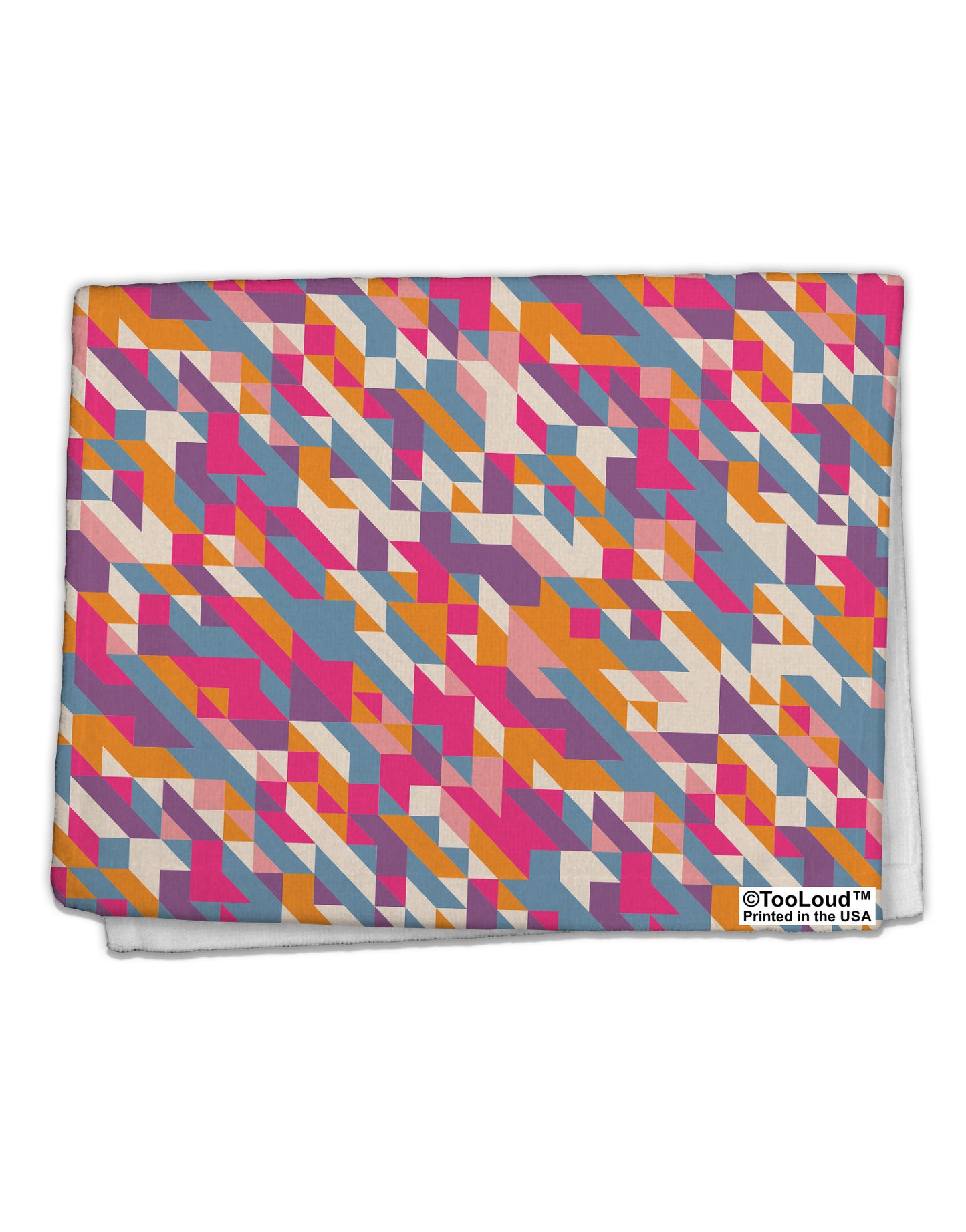 Jagged Edge Mosaic AOP 11&#x22;x18&#x22; Dish Fingertip Towel All Over Print-Fingertip Towel-TooLoud-White-Davson Sales