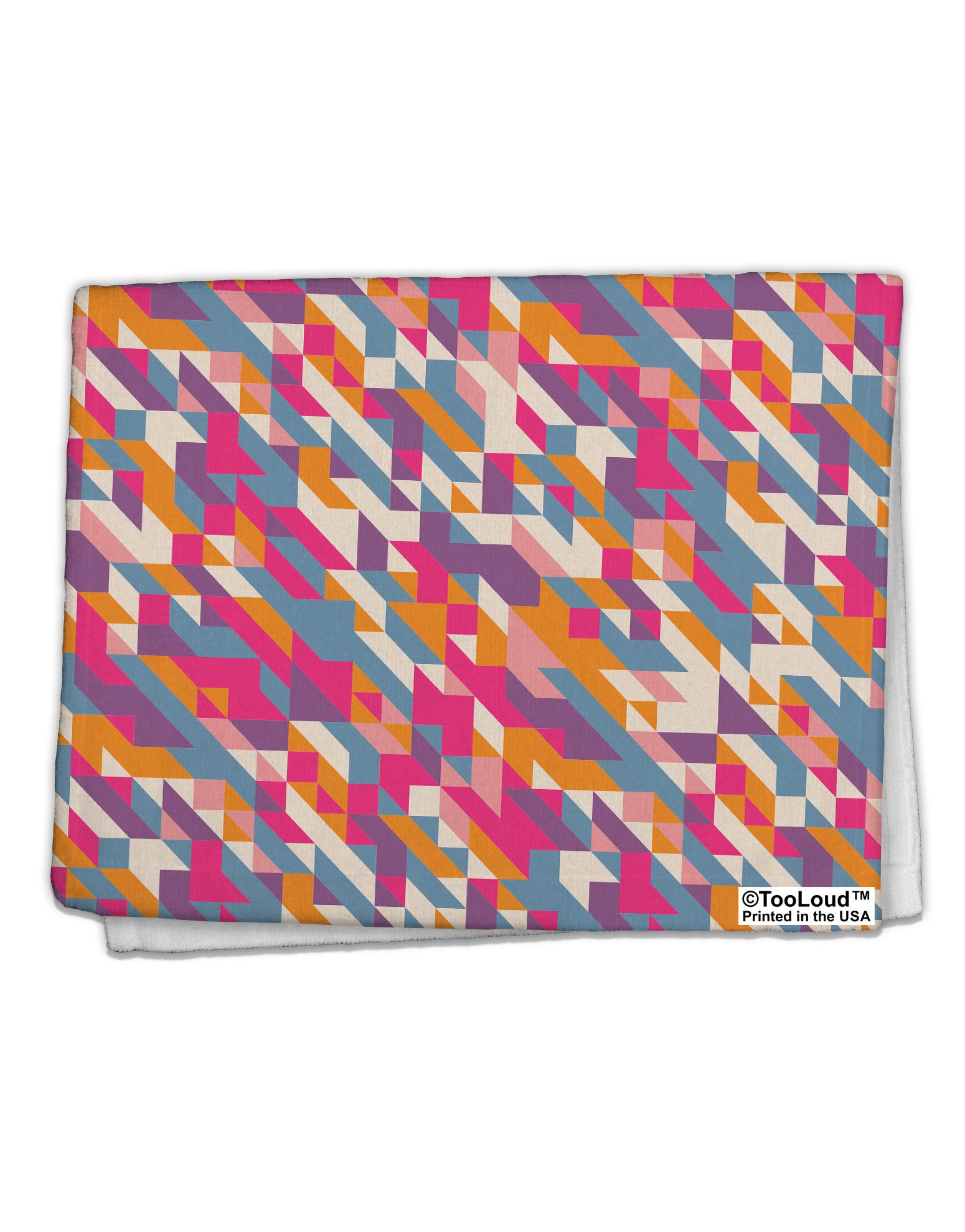 Jagged Edge Mosaic AOP 11&#x22;x18&#x22; Dish Fingertip Towel All Over Print-Fingertip Towel-TooLoud-White-Davson Sales