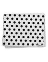 Black Polka Dots on White 11&#x22;x18&#x22; Dish Fingertip Towel All Over Print by TooLoud-Fingertip Towel-TooLoud-White-Davson Sales