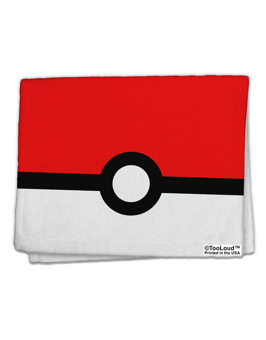 Sporty Red and White Circle 11&#x22;x18&#x22; Dish Fingertip Towel All Over Print-Fingertip Towel-TooLoud-White-Davson Sales