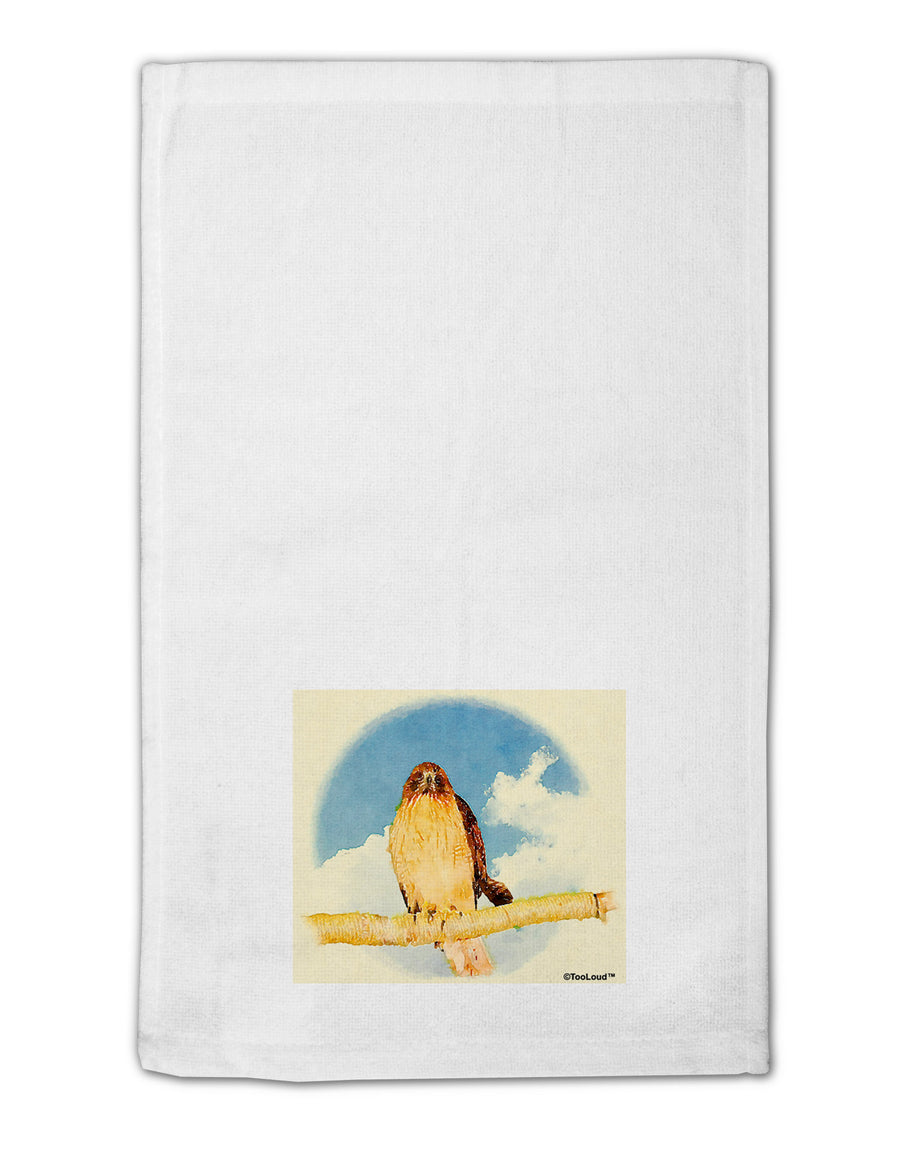 Red-tailed Hawk 11&#x22;x18&#x22; Dish Fingertip Towel-Fingertip Towel-TooLoud-White-Davson Sales