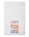 Love is like Sunshine - Quote 11&#x22;x18&#x22; Dish Fingertip Towel-Fingertip Towel-TooLoud-White-Davson Sales