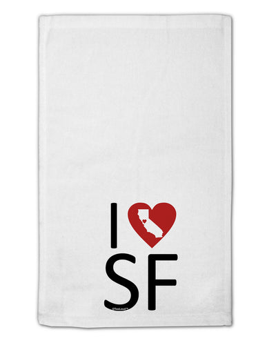 I Heart San Francisco 11&#x22;x18&#x22; Dish Fingertip Towel-Fingertip Towel-TooLoud-White-Davson Sales