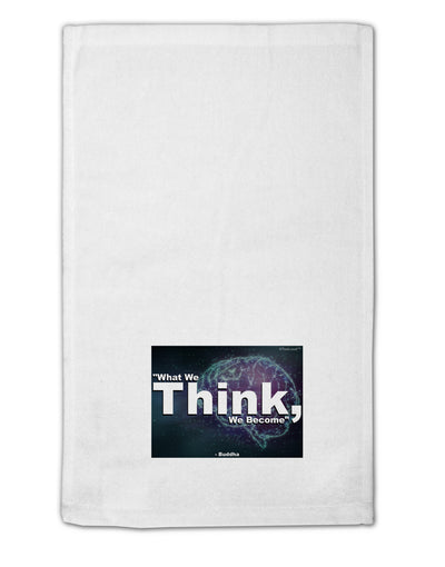 TooLoud What We Think Buddha 11&#x22;x18&#x22; Dish Fingertip Towel-Fingertip Towel-TooLoud-White-Davson Sales