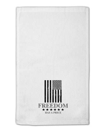 Freedom Flag BnW 11&#x22;x18&#x22; Dish Fingertip Towel-Fingertip Towel-TooLoud-White-Davson Sales