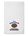 Police Officer - Superpower 11&#x22;x18&#x22; Dish Fingertip Towel-Fingertip Towel-TooLoud-White-Davson Sales