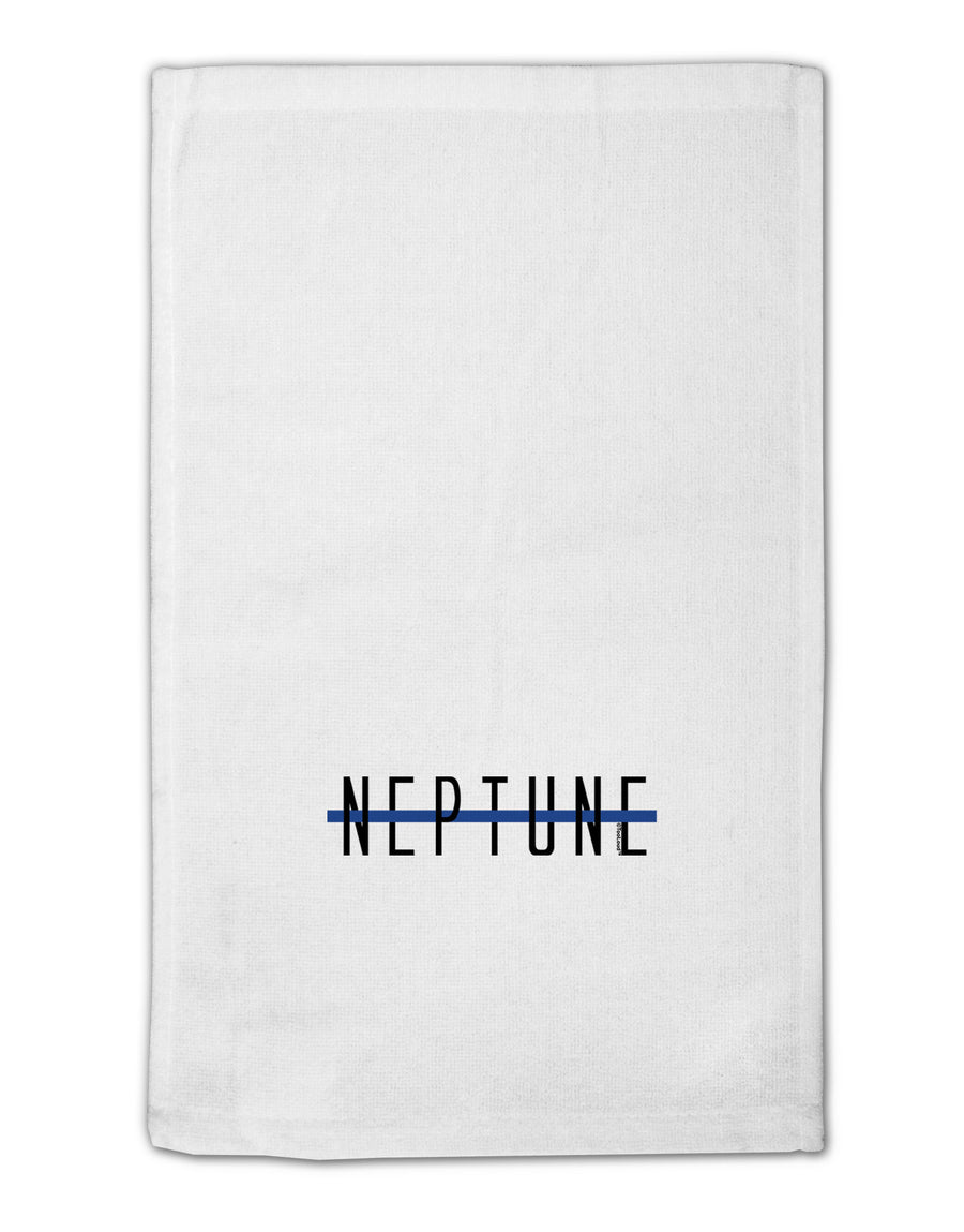 Planet Neptune Text Only 11&#x22;x18&#x22; Dish Fingertip Towel by TooLoud-Fingertip Towel-TooLoud-White-Davson Sales