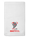 Kiss Me BOOtiful Ghost Red 11&#x22;x18&#x22; Dish Fingertip Towel-Fingertip Towel-TooLoud-White-Davson Sales