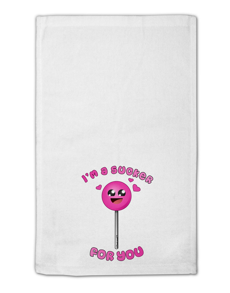 Sucker For You 11&#x22;x18&#x22; Dish Fingertip Towel-Fingertip Towel-TooLoud-White-Davson Sales