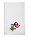 Coqui Holding Flag 11&#x22;x18&#x22; Dish Fingertip Towel-Fingertip Towel-TooLoud-White-Davson Sales