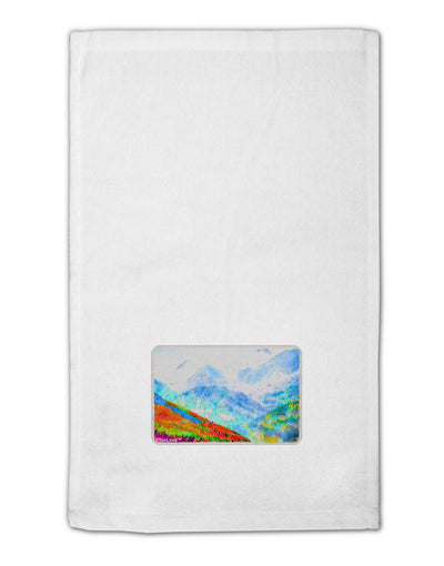 CO Fog Mountains Watercolor 11&#x22;x18&#x22; Dish Fingertip Towel-Fingertip Towel-TooLoud-White-Davson Sales