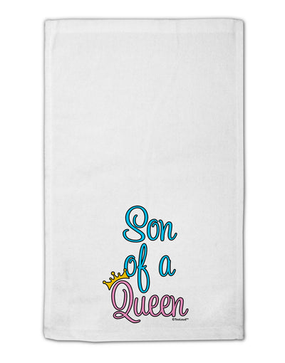 Son of a Queen - Matching Mom and Son Design 11&#x22;x18&#x22; Dish Fingertip Towel by TooLoud-Fingertip Towel-TooLoud-White-Davson Sales