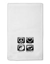 PLUR Squares BnW 11&#x22;x18&#x22; Dish Fingertip Towel-Fingertip Towel-TooLoud-White-Davson Sales