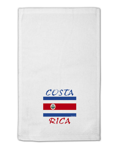 Costa Rica Flag 11&#x22;x18&#x22; Dish Fingertip Towel-Fingertip Towel-TooLoud-White-Davson Sales