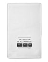 The Solution - Ctrl Alt Del 11&#x22;x18&#x22; Dish Fingertip Towel-Fingertip Towel-TooLoud-White-Davson Sales