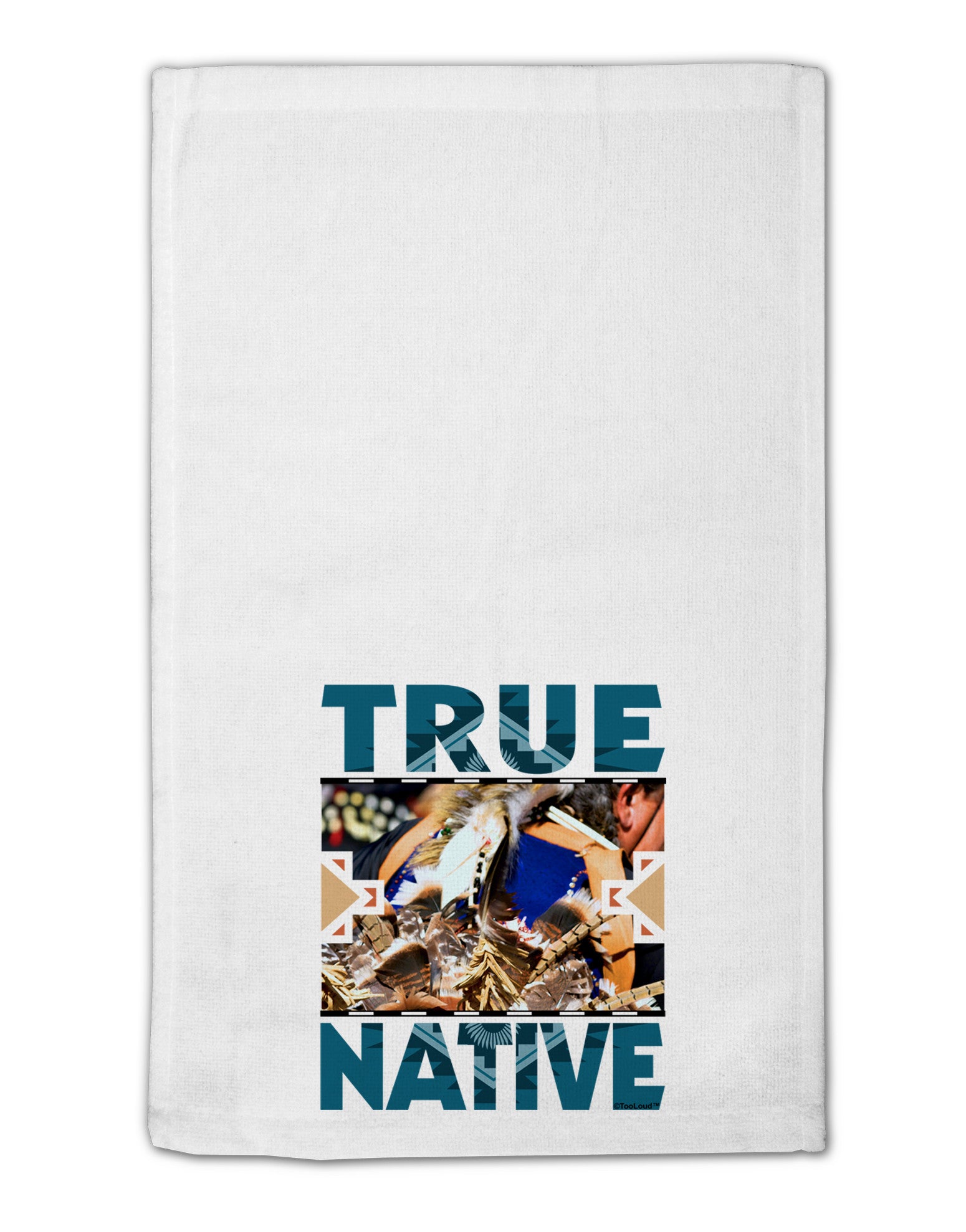 True Native American 11&#x22;x18&#x22; Dish Fingertip Towel-Fingertip Towel-TooLoud-White-Davson Sales