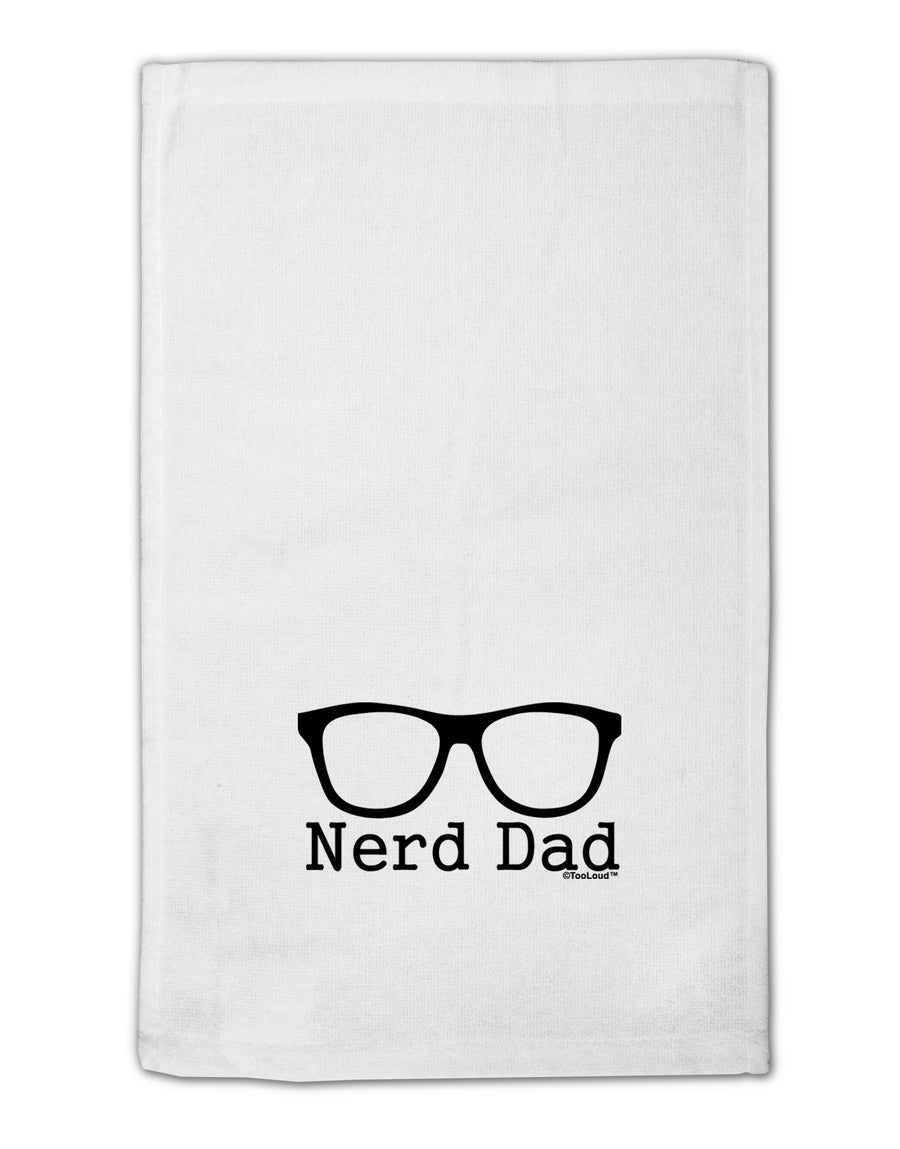 Nerd Dad - Glasses 11&#x22;x18&#x22; Dish Fingertip Towel by TooLoud-TooLoud-White-Davson Sales