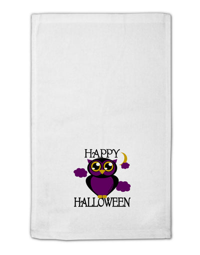 Owl Purple Text 11&#x22;x18&#x22; Dish Fingertip Towel-Fingertip Towel-TooLoud-White-Davson Sales