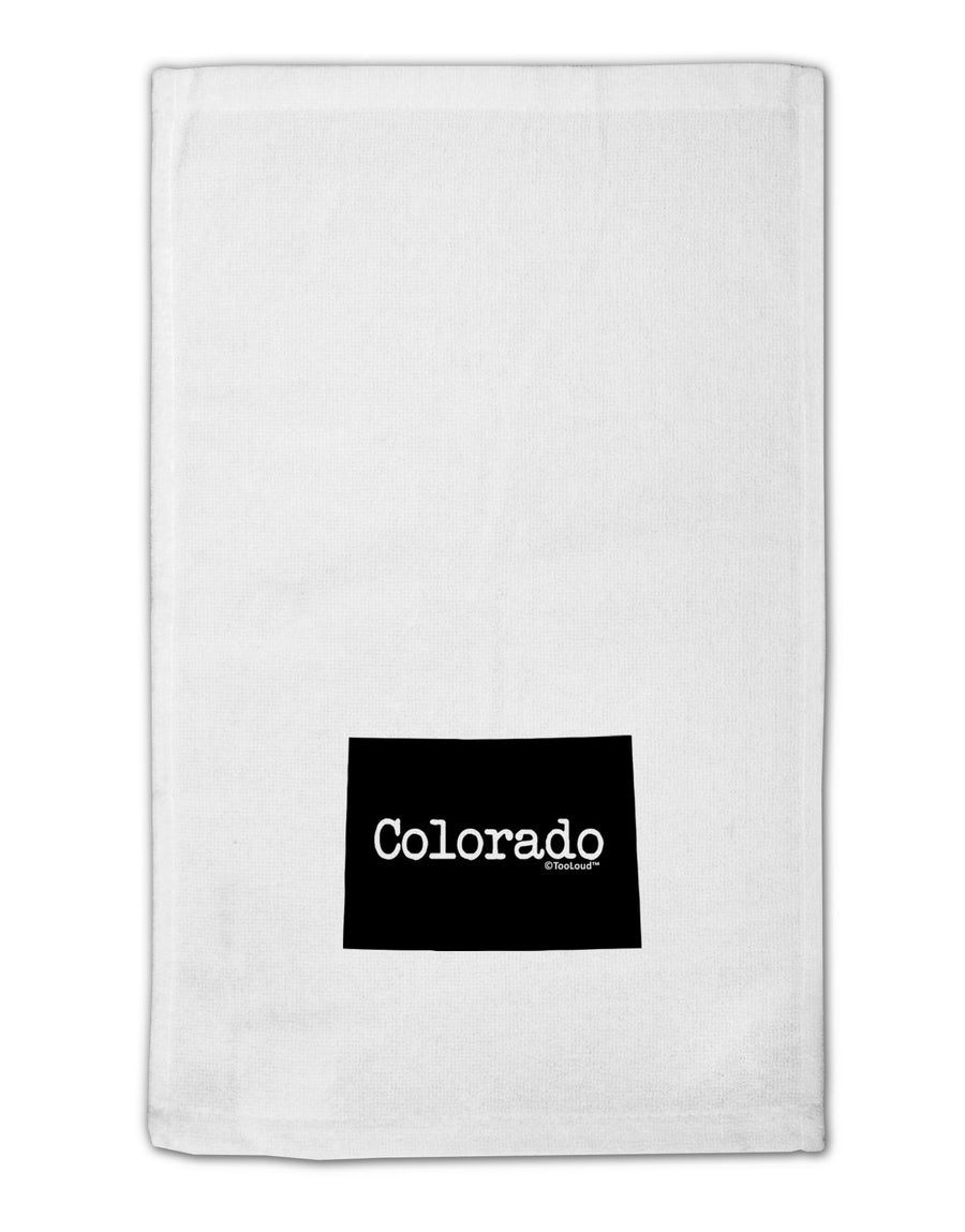 Colorado - United States Shape 11&#x22;x18&#x22; Dish Fingertip Towel-Fingertip Towel-TooLoud-White-Davson Sales