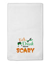 Eat Drink Scary Green 11&#x22;x18&#x22; Dish Fingertip Towel-Fingertip Towel-TooLoud-White-Davson Sales