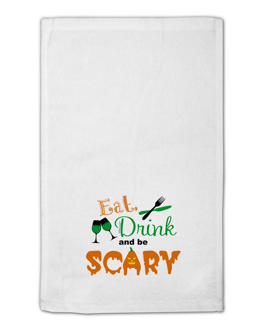 Eat Drink Scary Green 11&#x22;x18&#x22; Dish Fingertip Towel-Fingertip Towel-TooLoud-White-Davson Sales