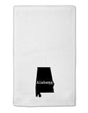 Alabama - United States Shape 11&#x22;x18&#x22; Dish Fingertip Towel by TooLoud-Fingertip Towel-TooLoud-White-Davson Sales