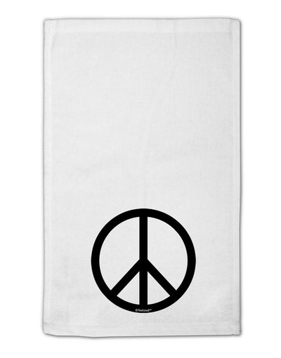 Peace Sign Symbol 11&#x22;x18&#x22; Dish Fingertip Towel-Fingertip Towel-TooLoud-White-Davson Sales