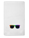 Pride Rainbow Glasses 11&#x22;x18&#x22; Dish Fingertip Towel by TooLoud-Fingertip Towel-TooLoud-White-Davson Sales