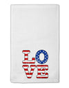 American Love Design - Distressed 11&#x22;x18&#x22; Dish Fingertip Towel by TooLoud-Fingertip Towel-TooLoud-White-Davson Sales