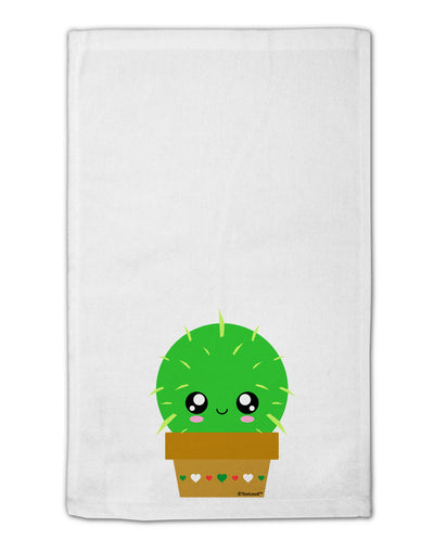 Cute Cactus Design 11&#x22;x18&#x22; Dish Fingertip Towel by TooLoud-Fingertip Towel-TooLoud-White-Davson Sales