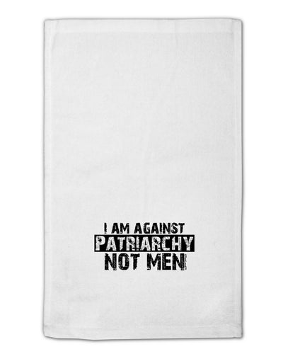 I Am Against Patriarchy 11&#x22;x18&#x22; Dish Fingertip Towel-Fingertip Towel-TooLoud-White-Davson Sales