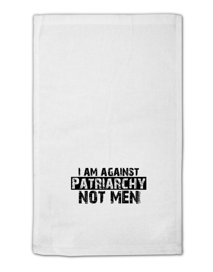 I Am Against Patriarchy 11&#x22;x18&#x22; Dish Fingertip Towel-Fingertip Towel-TooLoud-White-Davson Sales