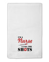 Nurse - Call The Shots 11&#x22;x18&#x22; Dish Fingertip Towel-Fingertip Towel-TooLoud-White-Davson Sales