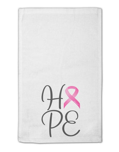 Hope - Breast Cancer Awareness Ribbon 11&#x22;x18&#x22; Dish Fingertip Towel-Fingertip Towel-TooLoud-White-Davson Sales