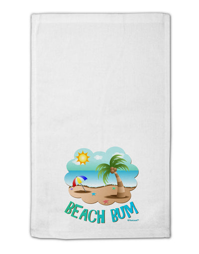 Fun Summer Beach Scene - Beach Bum 11&#x22;x18&#x22; Dish Fingertip Towel by TooLoud-Fingertip Towel-TooLoud-White-Davson Sales