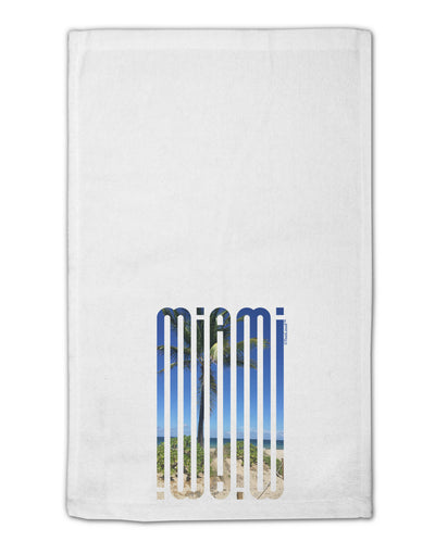 Miami Beach View Mirage 11&#x22;x18&#x22; Dish Fingertip Towel-Fingertip Towel-TooLoud-White-Davson Sales