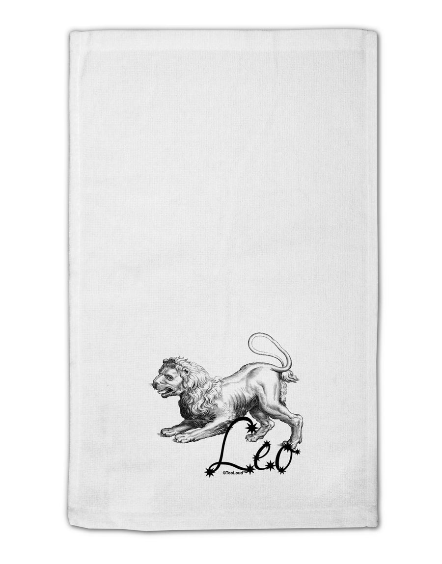 Leo Illustration 11&#x22;x18&#x22; Dish Fingertip Towel-Fingertip Towel-TooLoud-White-Davson Sales