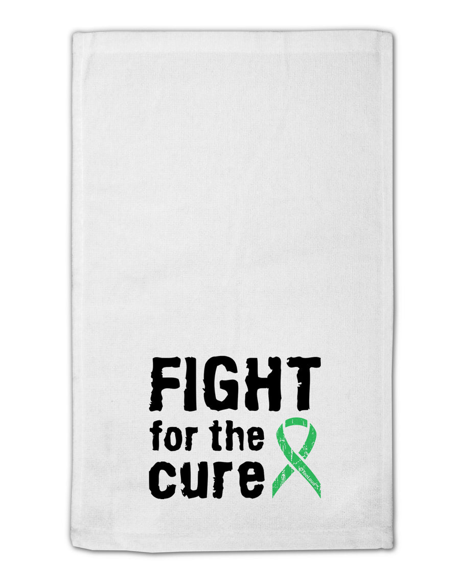 Fight for the Cure - Light Green Ribbon Celiac Disease 11&#x22;x18&#x22; Dish Fingertip Towel-Fingertip Towel-TooLoud-White-Davson Sales