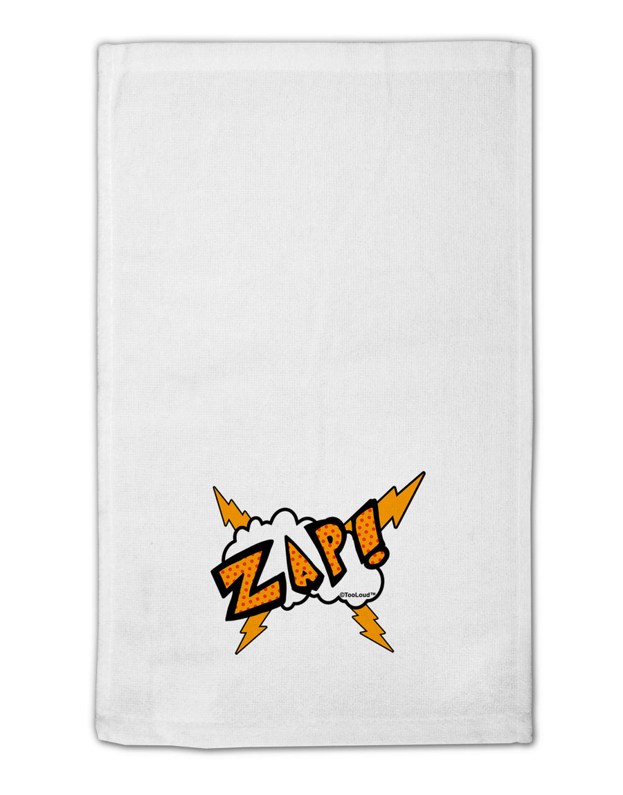 Onomatopoeia ZAP 11&#x22;x18&#x22; Dish Fingertip Towel-Fingertip Towel-TooLoud-White-Davson Sales