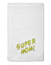 Super Mom - Lightening Bolt Design 11&#x22;x18&#x22; Dish Fingertip Towel by TooLoud-Fingertip Towel-TooLoud-White-Davson Sales