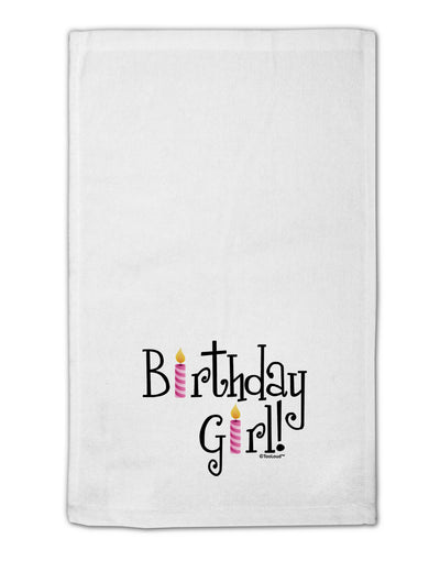 Birthday Girl - Birthday Candles 11&#x22;x18&#x22; Dish Fingertip Towel by TooLoud-Fingertip Towel-TooLoud-White-Davson Sales