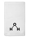 Water Molecule Text 11&#x22;x18&#x22; Dish Fingertip Towel by TooLoud-Fingertip Towel-TooLoud-White-Davson Sales