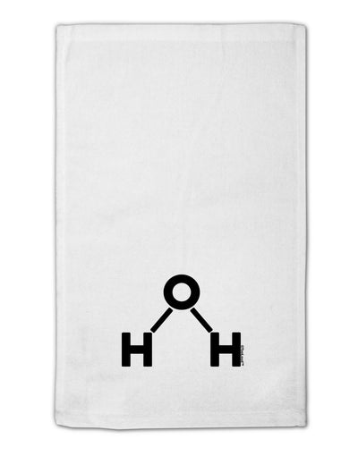 Water Molecule Text 11&#x22;x18&#x22; Dish Fingertip Towel by TooLoud-Fingertip Towel-TooLoud-White-Davson Sales