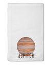 Planet Jupiter Earth Text 11&#x22;x18&#x22; Dish Fingertip Towel by TooLoud-Fingertip Towel-TooLoud-White-Davson Sales