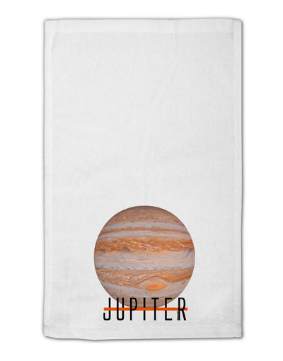 Planet Jupiter Earth Text 11&#x22;x18&#x22; Dish Fingertip Towel by TooLoud-Fingertip Towel-TooLoud-White-Davson Sales