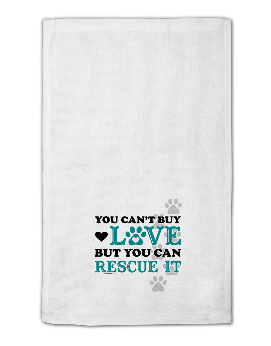 Can't Buy Love Rescue It 11&#x22;x18&#x22; Dish Fingertip Towel-Fingertip Towel-TooLoud-White-Davson Sales