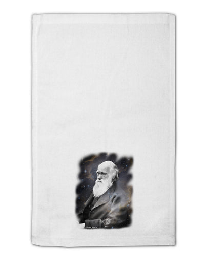 Charles Darwin In Space 11&#x22;x18&#x22; Dish Fingertip Towel by TooLoud-Fingertip Towel-TooLoud-White-Davson Sales