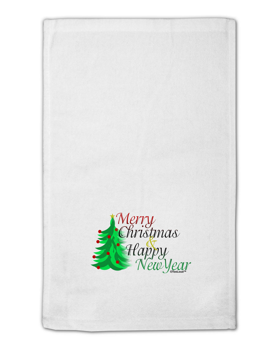 Merry Christmas & Happy New Year 11&#x22;x18&#x22; Dish Fingertip Towel-Fingertip Towel-TooLoud-White-Davson Sales