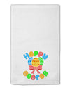 Happy Easter Easter Eggs 11&#x22;x18&#x22; Dish Fingertip Towel by TooLoud-Fingertip Towel-TooLoud-White-Davson Sales